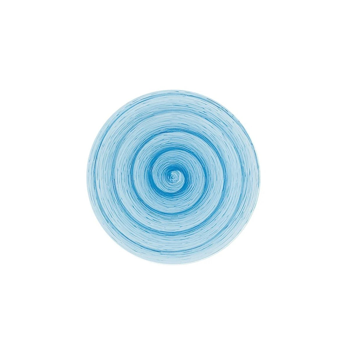 Plato de postre de mesa memento turquesa de cerámica pintada a mano Ø20,5 cm