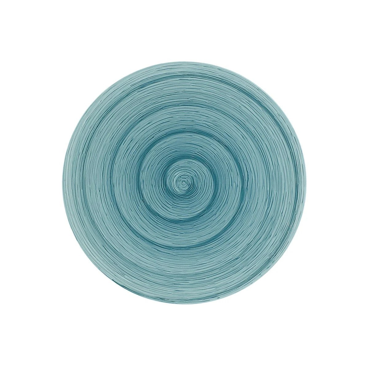 Petrol Memento Table dinner plate in hand-painted ceramic Ø 27.5 cm