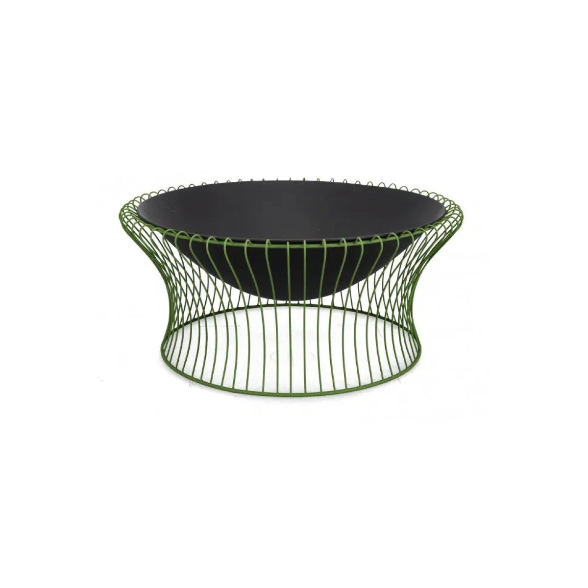 Brasero Maylis Bizzotto verde Ø78x34,5h en acero pintado