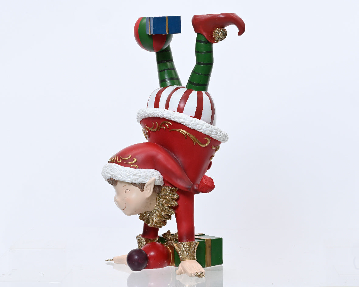 Elf boy in Red Dipolitare 33,2x29,8x58 cm