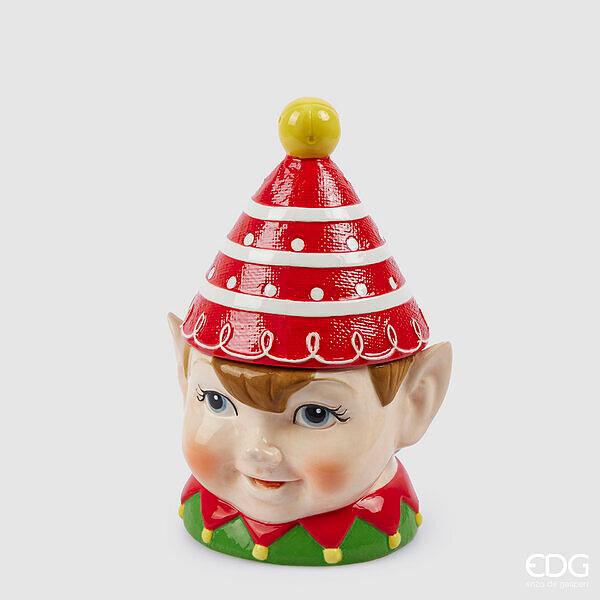 Ceramic elf container 27.5x18.5x16.5 cm