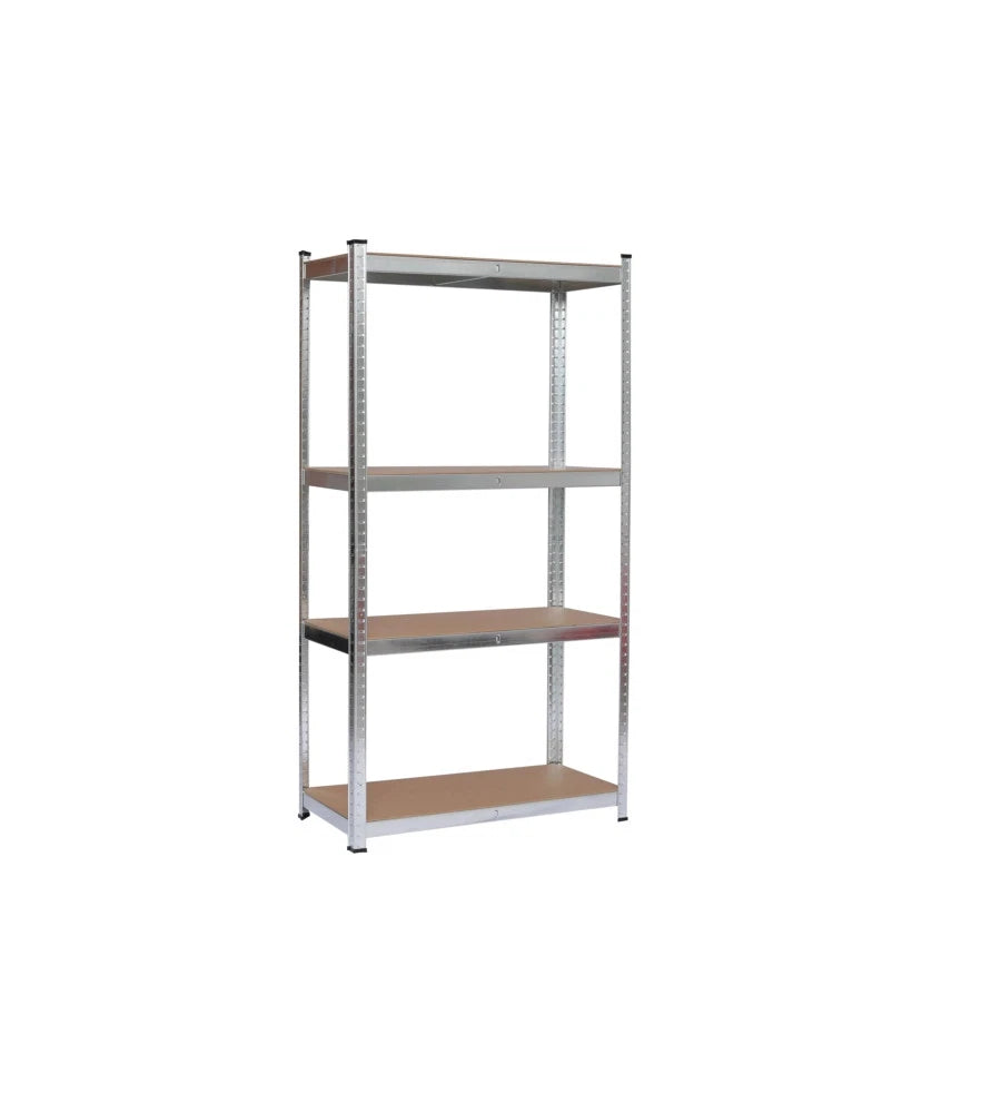 Scaffale in metallo 4 ripiani cm 120x40x160h
