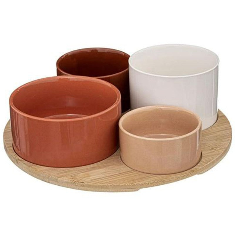 Alicante 5-piece bamboo aperitif set