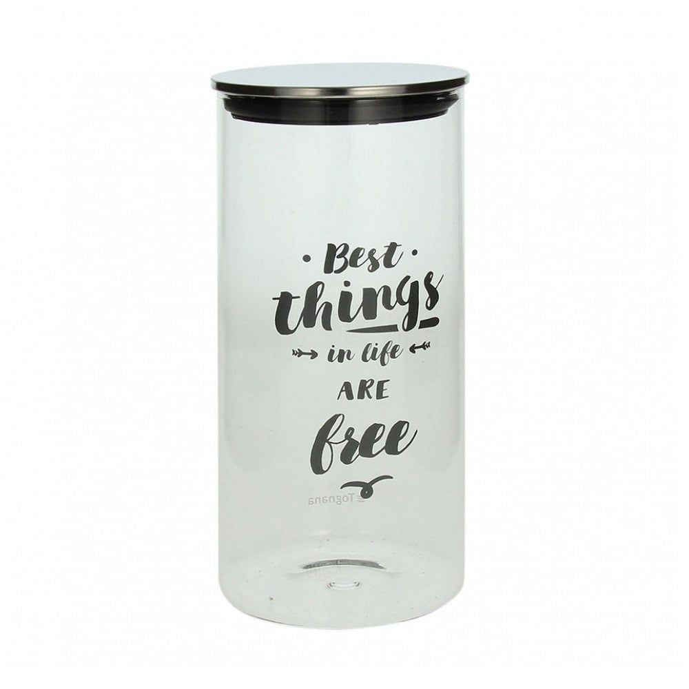 Großes 10x21,5 Bonbonglas