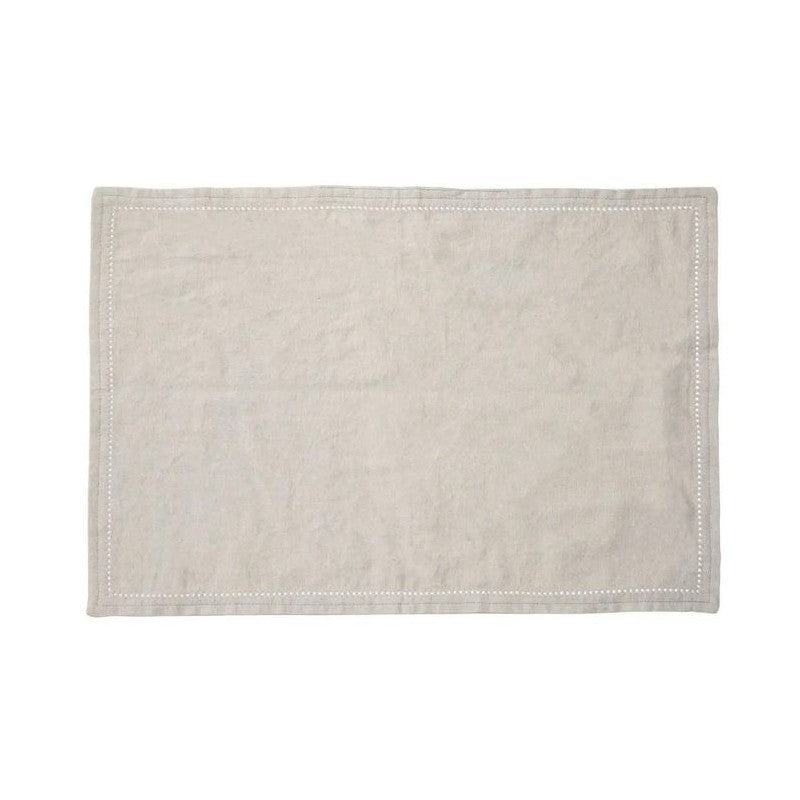 Mantel individual Elina 45x30 cm gris