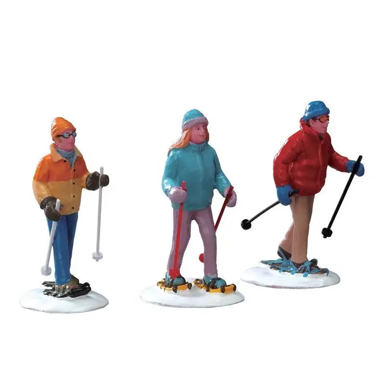 Lemax “Snowshoe Walkers” set 3 pezzi – 4 x 3 x H8 cm