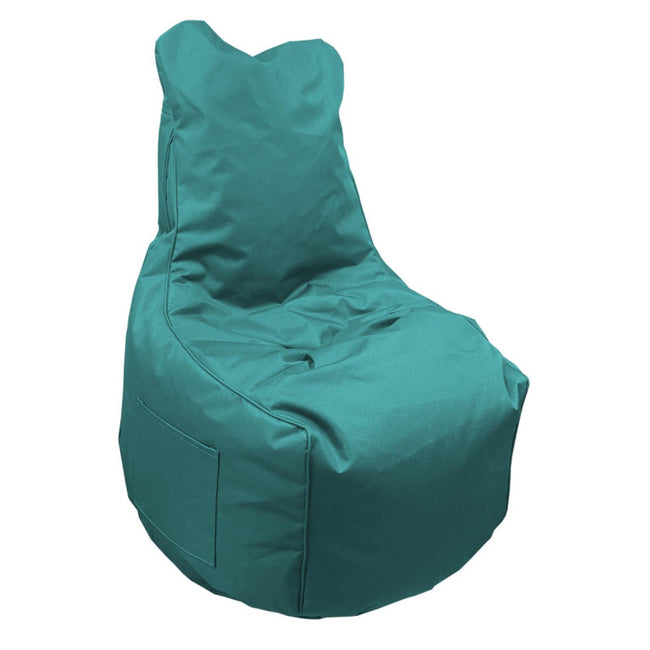 Poltrona sacco Layla in nylon e pvc color Azzurro cm 65×65×95