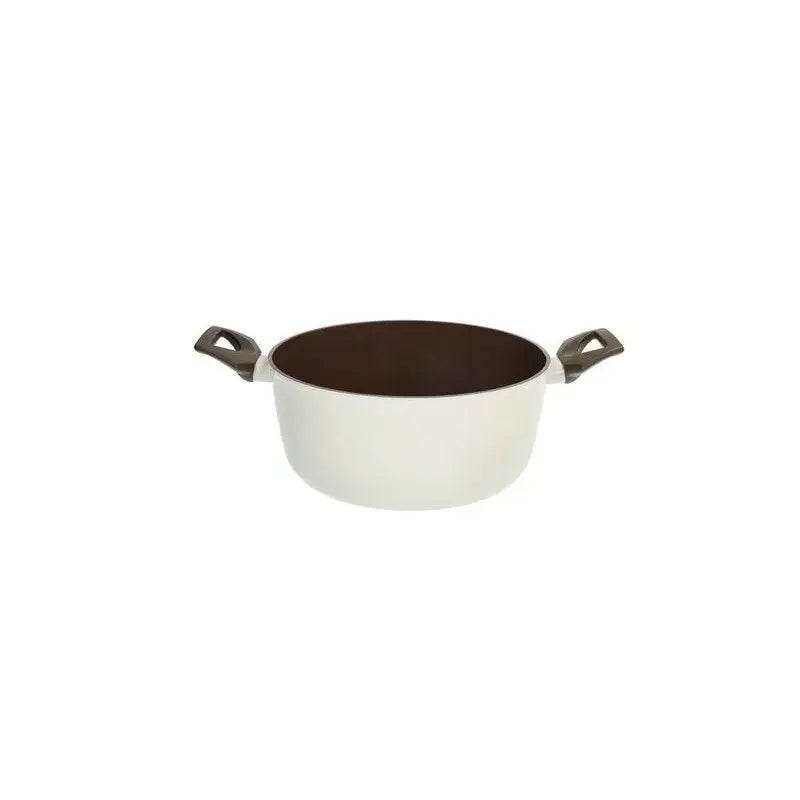 Casseruola 24 cm con 2 manici in alluminio forgiato – Rivestimento antiaderente 4 strati PFAS Free