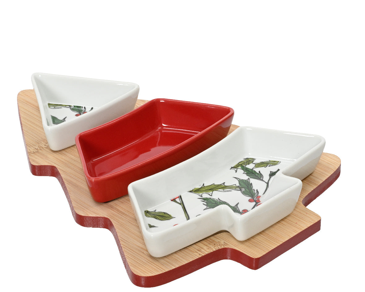 Tapas porcelain set 28,2x20x4 cm