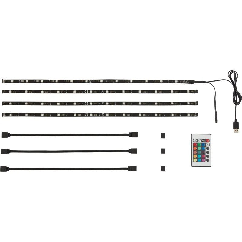 Tira led usb rgb 50 cm 48 leds
