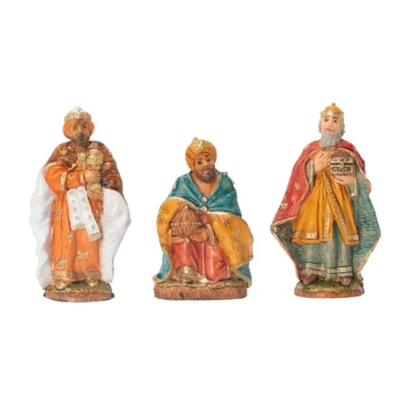 Set 3 Re Magi per presepe 10 cm