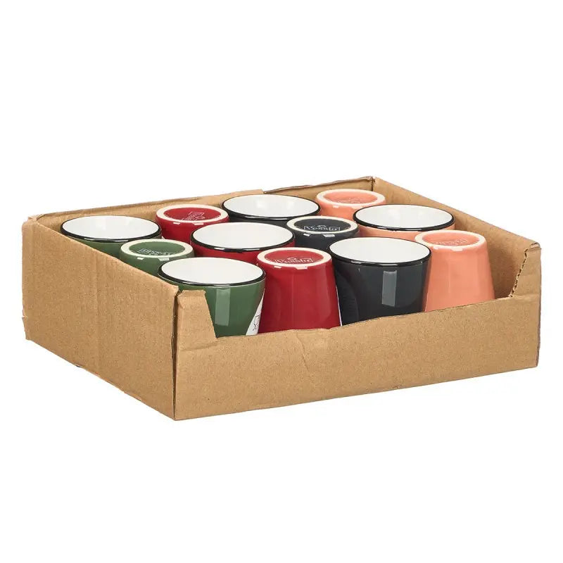 Keramikglas 90 ml, verschiedene dunkle Farben