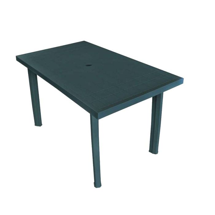 Tavolo Velo in resina verde cm 126x76x72 h