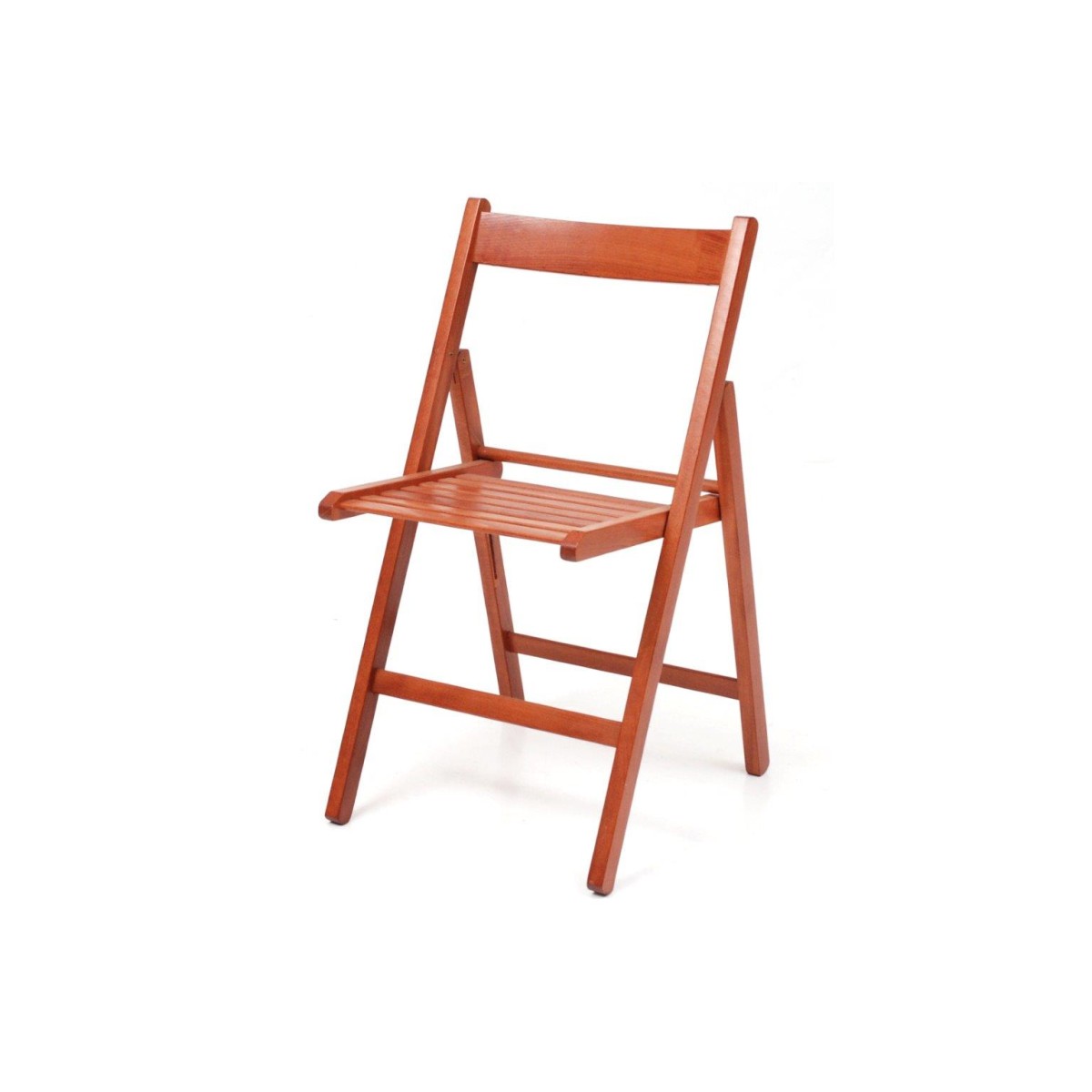 Folding chair in cherry wood 43x9x88h cm