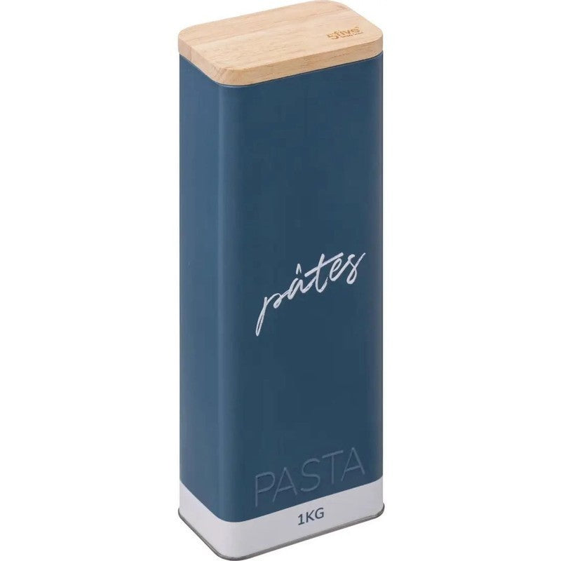Spaghettibehälter Color Edition Metallrelief Blau Grau 1 kg