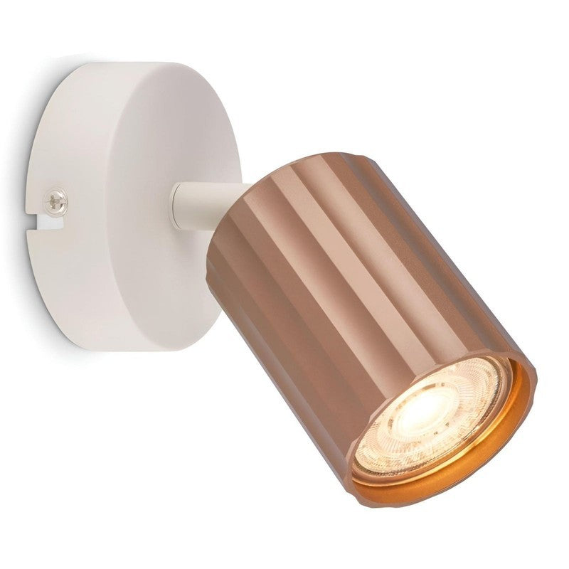 Spot Skaft spot GU10 coffee color adjustable 8 x 8 x 12.5 cm