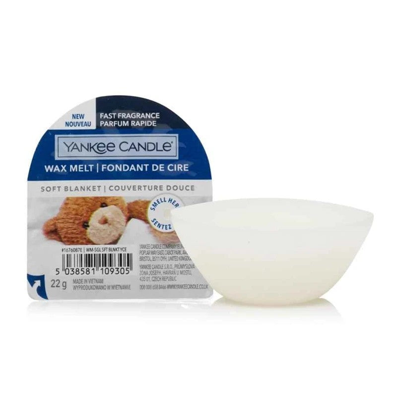 Cera perfumada para derretir Yankee Candle Soft Blanket 22 g