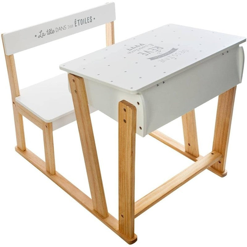 Escritorio infantil con silla 64x79x58h cm