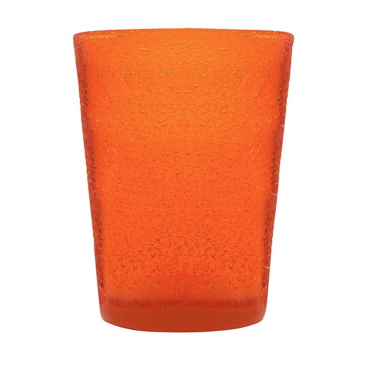 Vaso de agua original memento naranja de vidrio soplado 0,25L