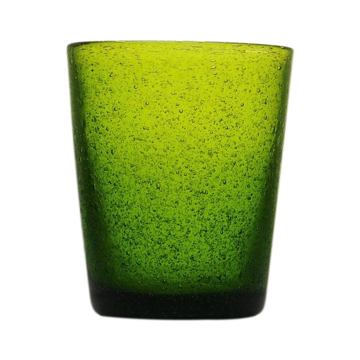 Vaso de agua de oliva original memento en vidrio soplado 0,25L