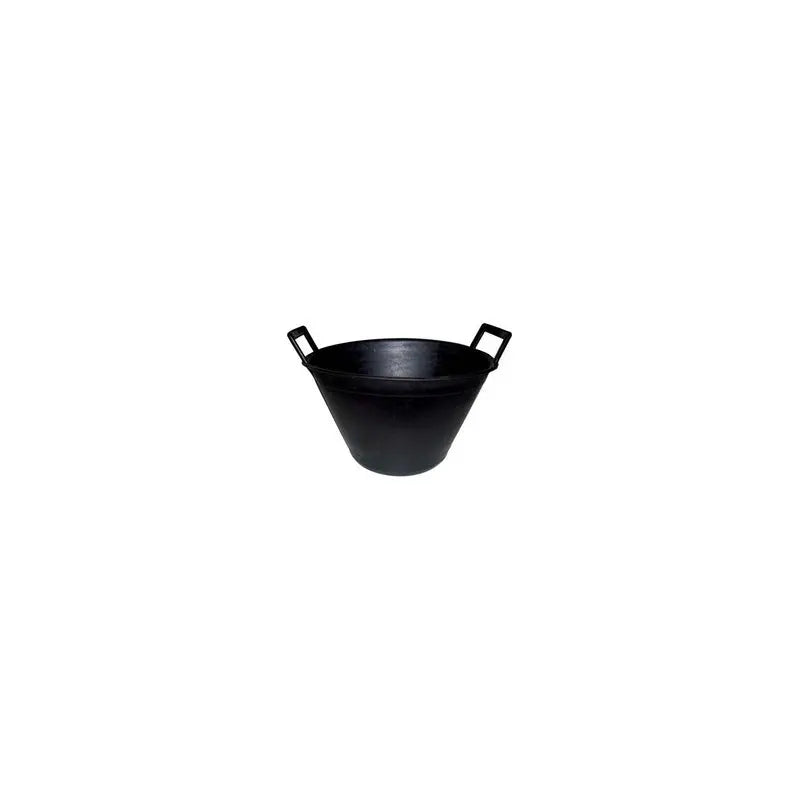 Secchio per muratore in PVC con 2 manici nero 10 L