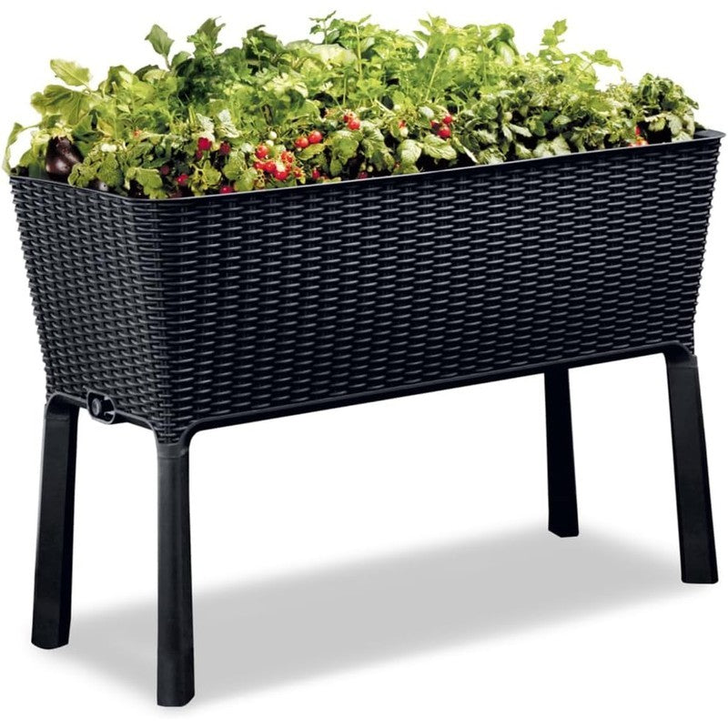Keter Easy Growing Wood planter brown 120l cm 49.3x49.3x75.7 h