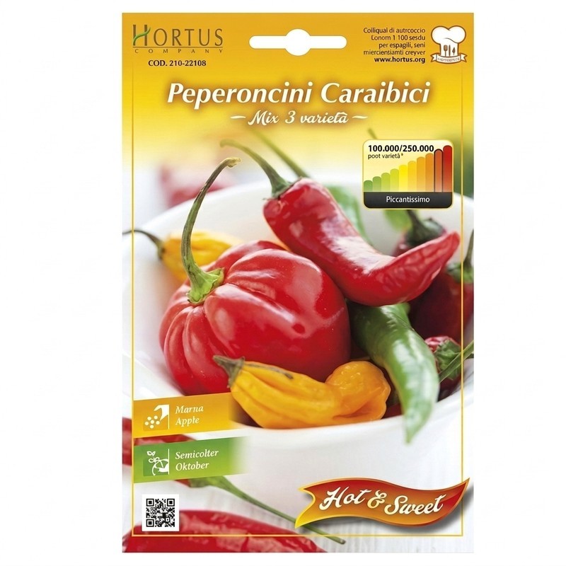Karibischer Chili-Mix – 3 Sorten