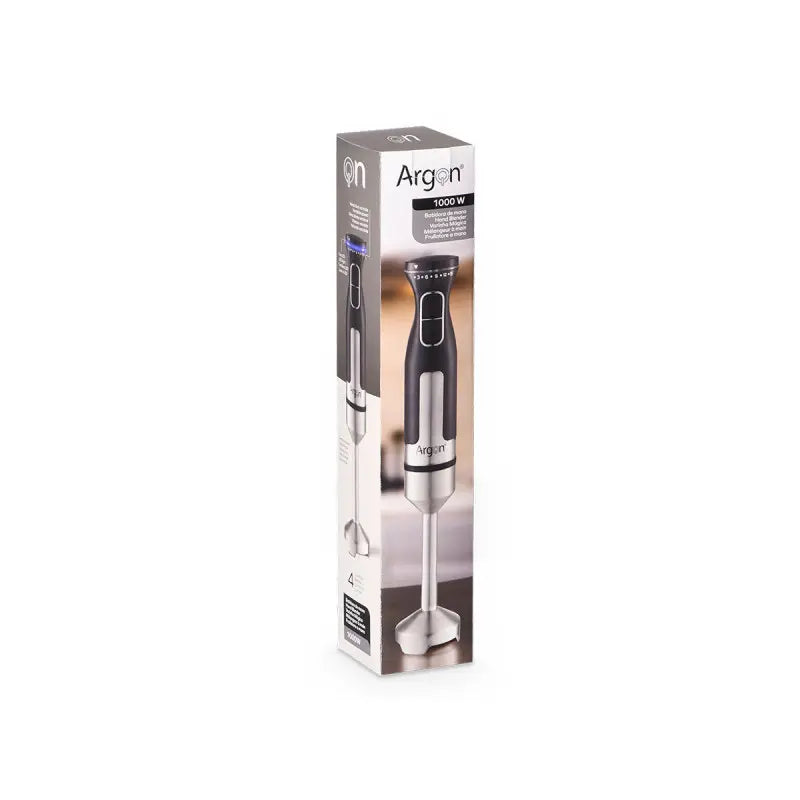 Batidora de acero negra 1000W