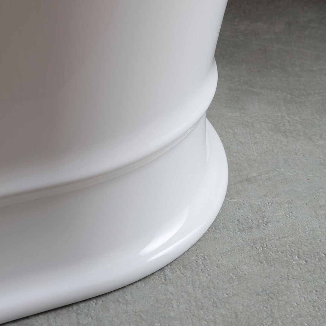 Vasca da bagno ovale classica centro stanza