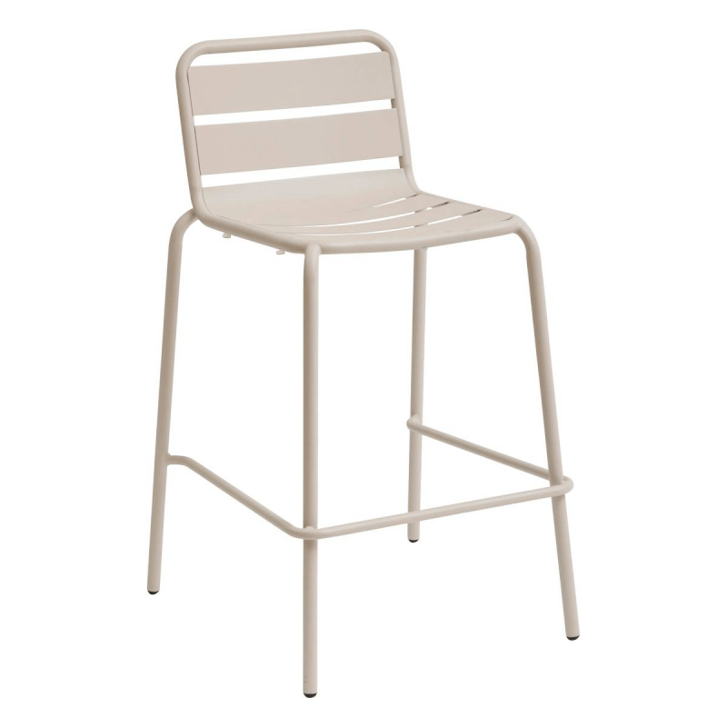 Taburete alto Phuket barro 55,5x62x94,5h cm