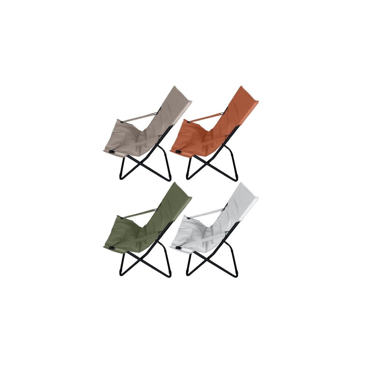 Canapone padded deckchair 60x47x92 cm assorted colours