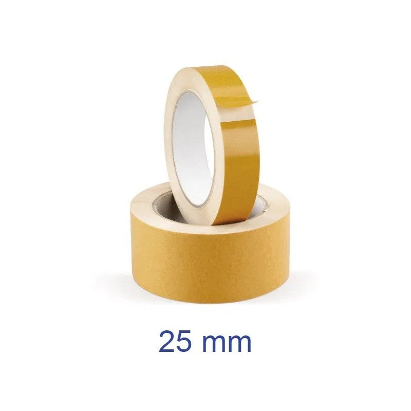 Double-sided polypropylene tape 25 mm x 25 m