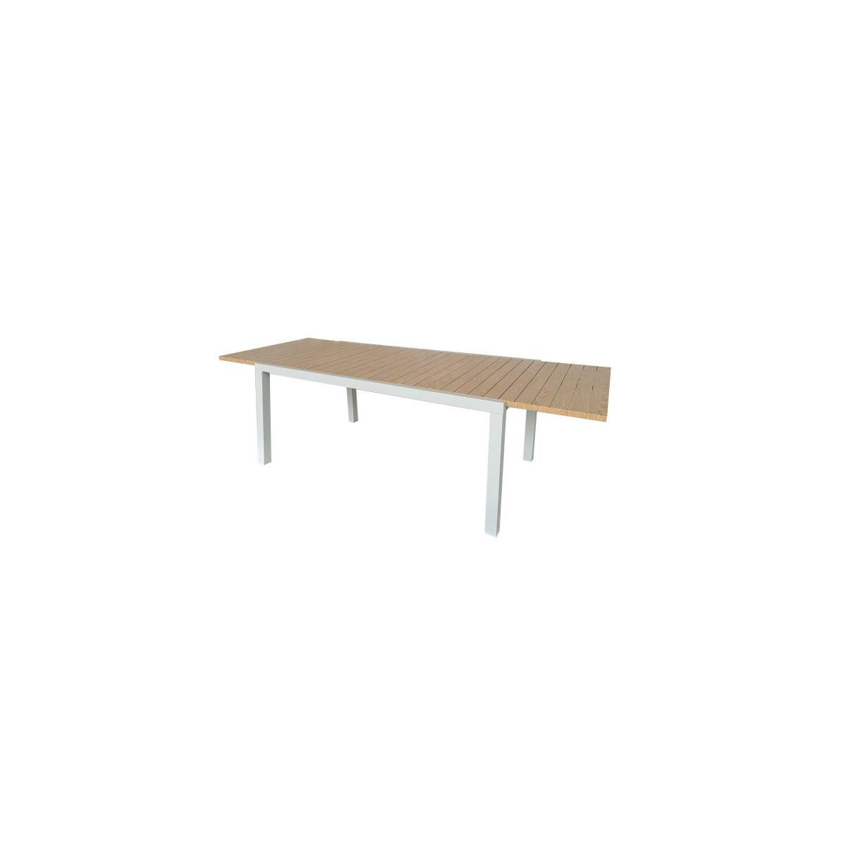 Sicilia extendable table white 200-300x100x74h cm