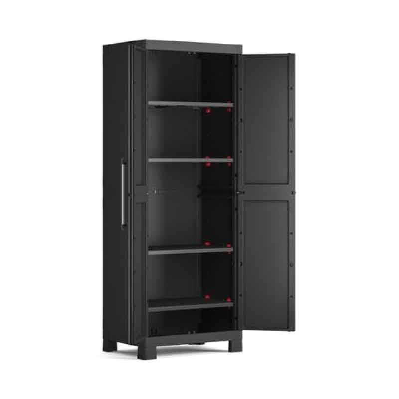 Armario Keter Detroit alto negro 65x45x182 h