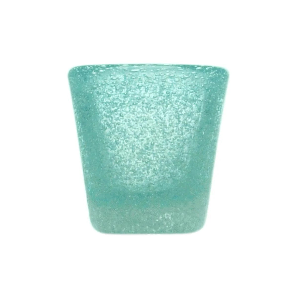 Originales Memento-Schnapsglas in Türkis aus mundgeblasenem Glas, 0,05 l