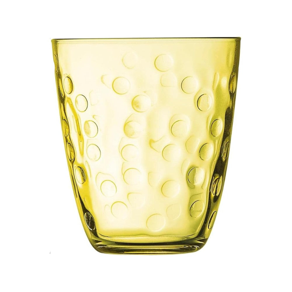 Vaso concepto en vidrio amarillo cl 31