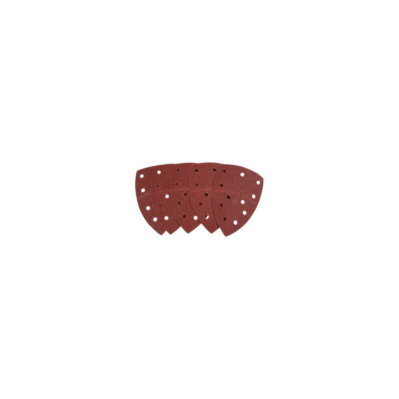 Fogli abrasivi velcrati per levigatrice palmare 102 × 151 mm grana 150 - confezione 5 pezzi