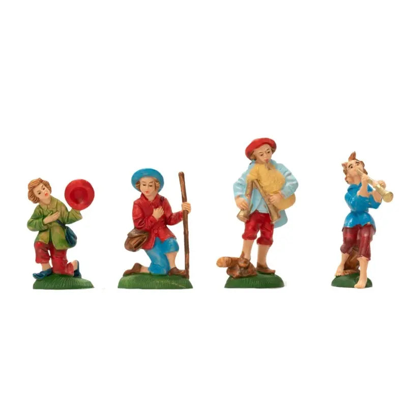 Pastore semplice per presepe H10 cm – 1 pezzo assortito