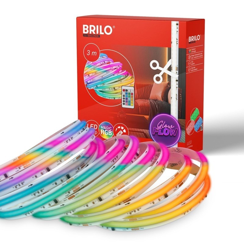 Tira LED Cob RGB 3 metros 24w