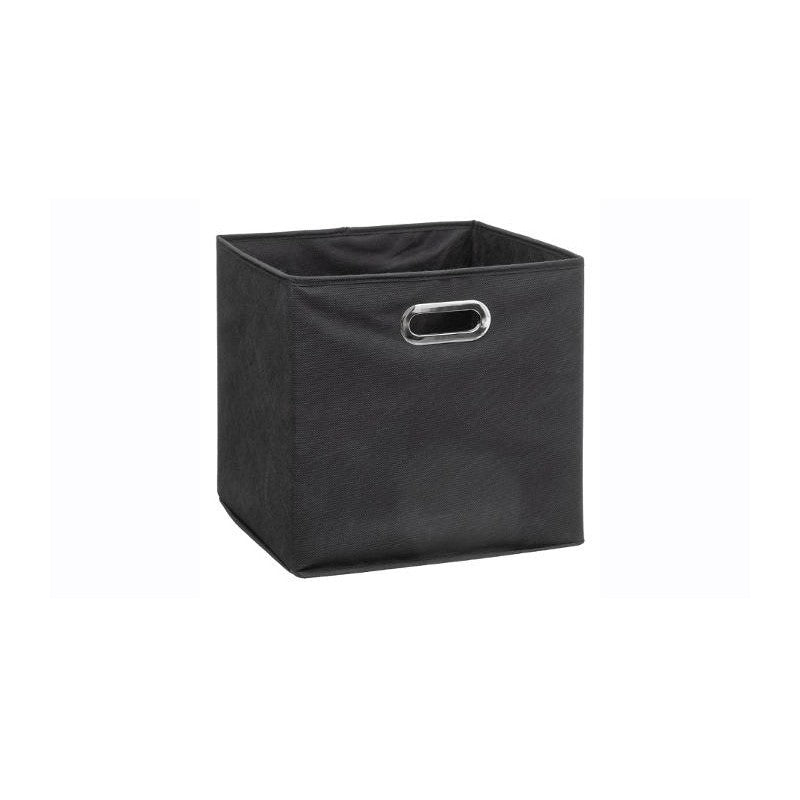 Dark gray storage box 31x31 cm