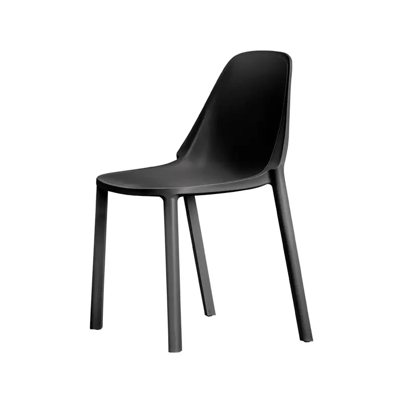 Più Scab Design chair in anthracite technopolymer 53 x 54 x 82h cm