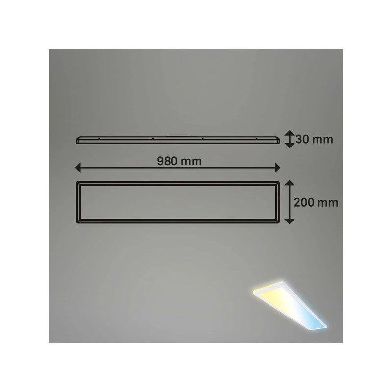 Tava CCT-LED-Panel 98 cm 36 W 4800 lm weiß