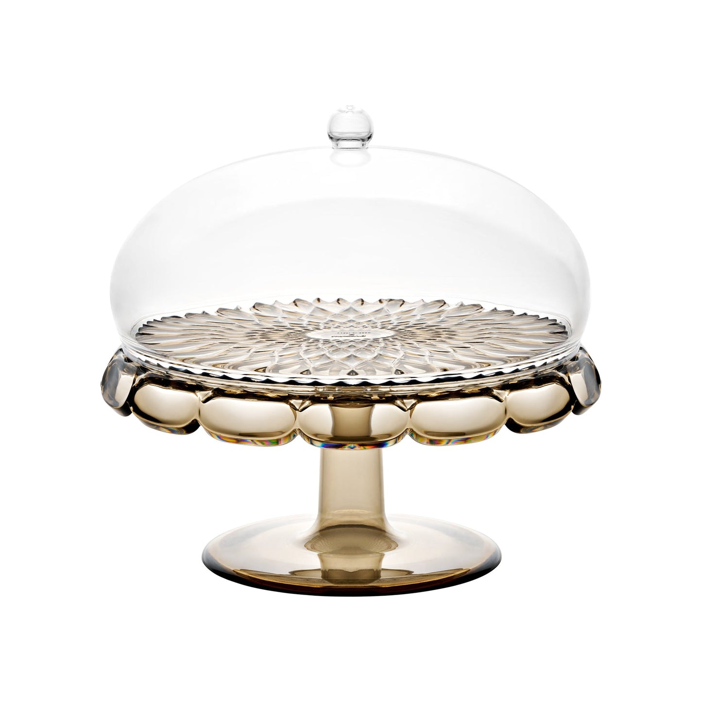 Mueble tocador con campana color humo D.30xh27,7 cm