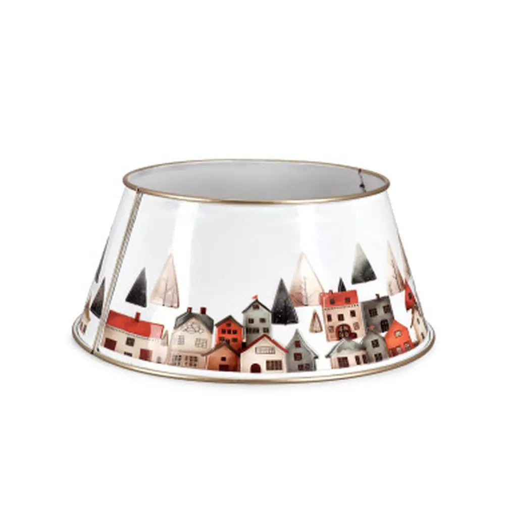 Copri base albero di Natale Chilly a forma di casa Ø59 × H25 cm