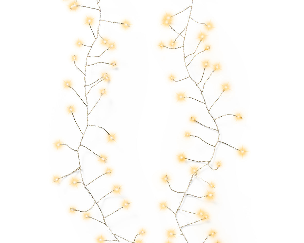 LED light chain 100 pcs 120cm hot silver