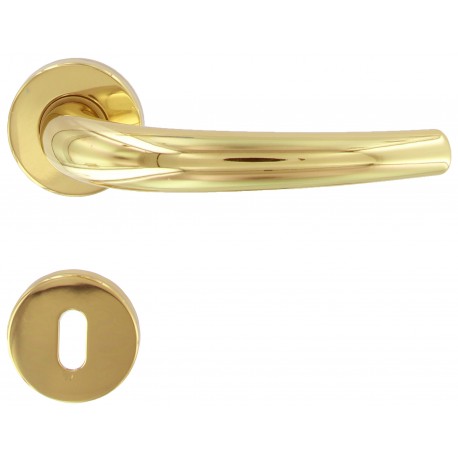 Handle BL 'Torino' with Olivata Rosetta - Elegance and functionality in a single socket element