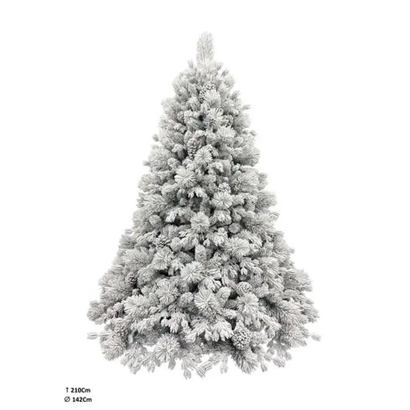 Albero di Natale Etoile Snowy Fir H210 cm effetto innevato