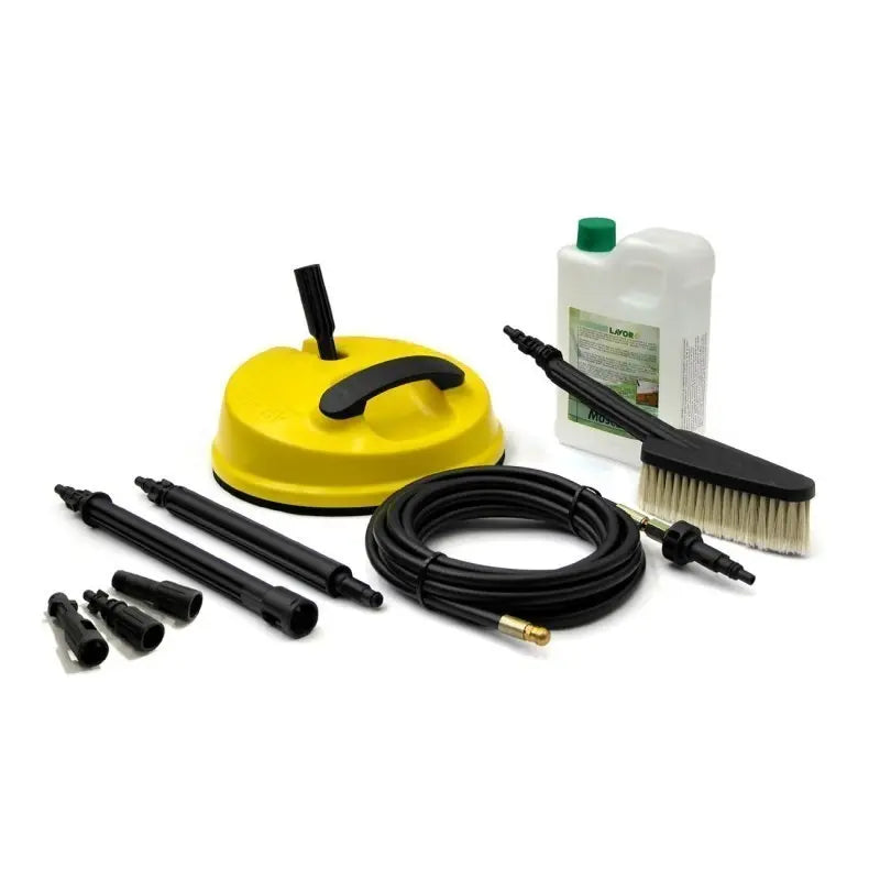 Kit outdoor lavasuperfici con sonda e spazzola per idropulitrici Lavor