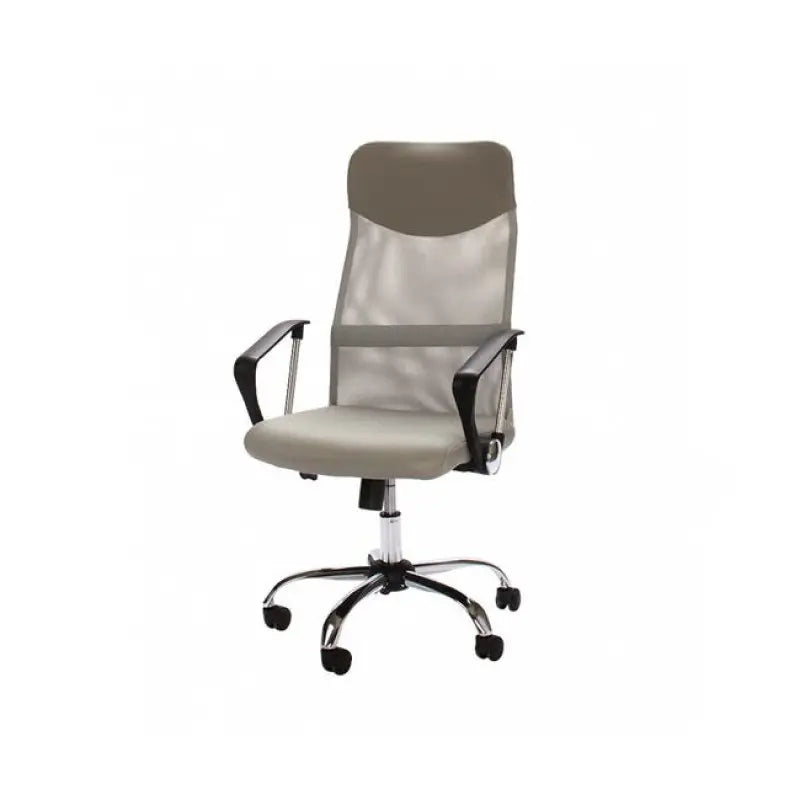 Poltrona ufficio Kody in poliestere grigio scuro