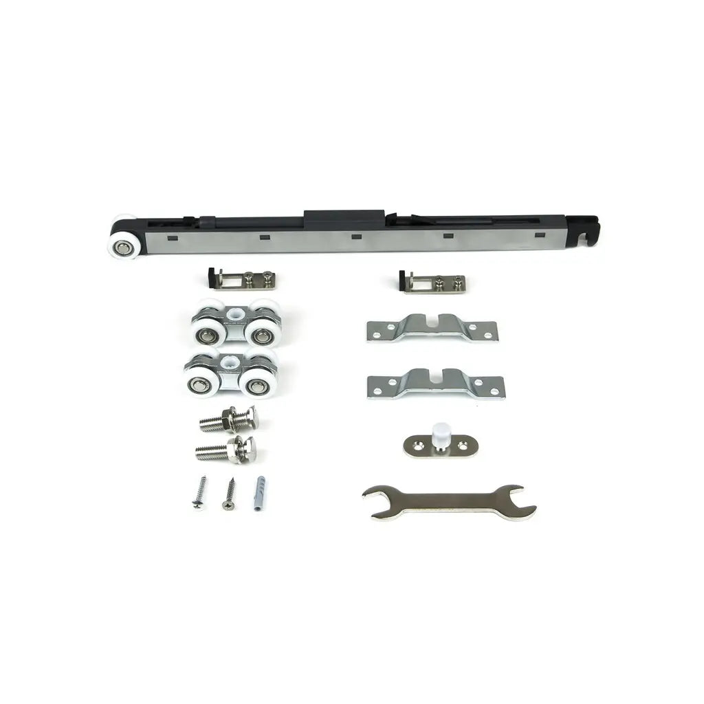 Hardware kit for a Railway soft closing sliding door 80 kg,